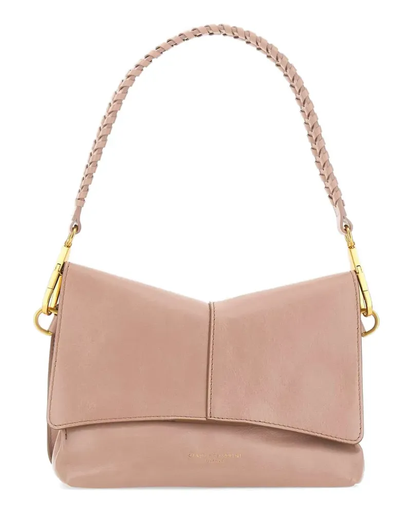Gianni Chiarini Diva Schultertasche mit geflochtenen Riemen - Rosa Rosa