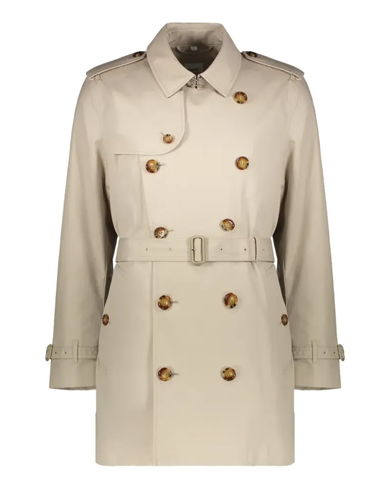 Burberry double-breasted belted trench coat - Nude Nude