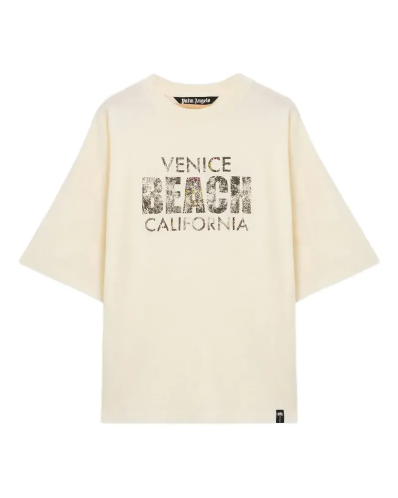 Palm Angels Cali Vibes loose tee - Nude Nude