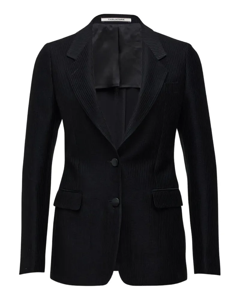 Tagliatore Einreihiges Sakko - Schwarz Schwarz