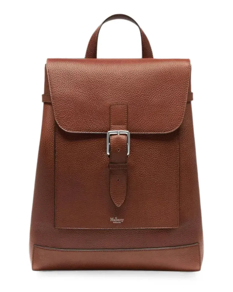 Mulberry Chiltern grained-leather backpack - Braun Braun