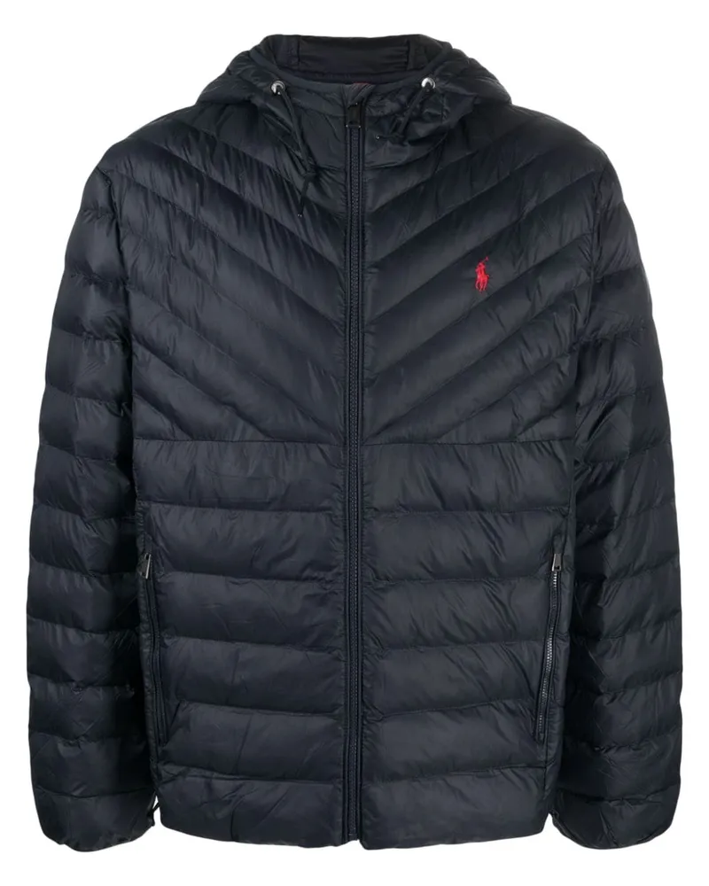Ralph Lauren Gefütterte Jacke mit Polo Pony - Blau Blau