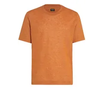 Fein gestricktes T-Shirt aus Leinen
