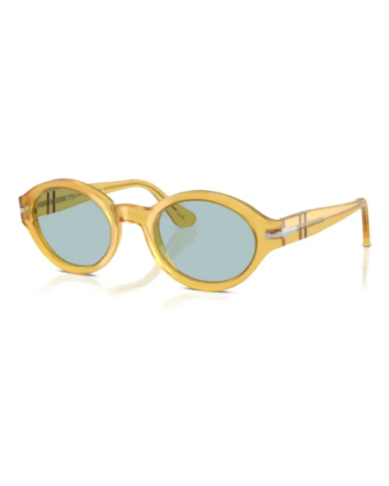 Persol Sonnenbrille mit ovalem Gestell - Gelb Gelb