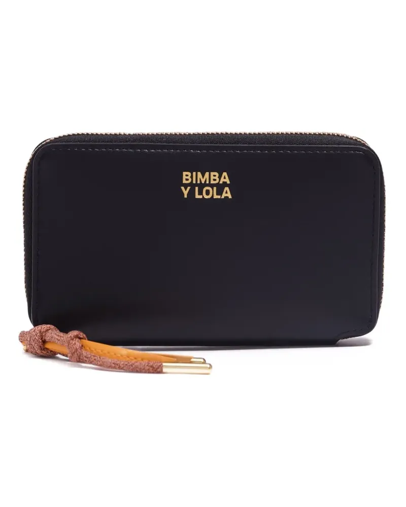 BIMBA Y LOLA Portemonnaie mit Quasten - Schwarz Schwarz