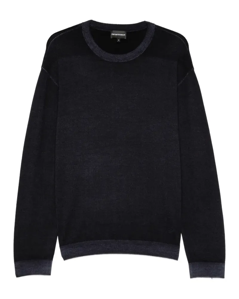 Emporio Armani Pullover mit rundem Ausschnitt - Blau Blau