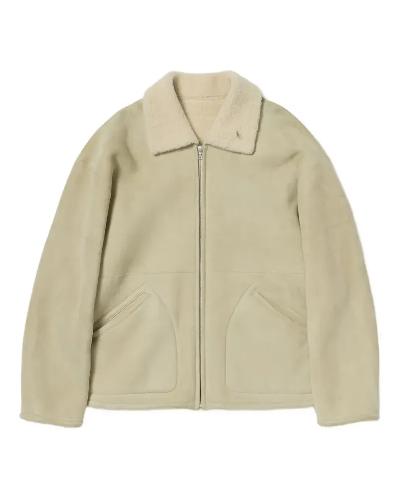 AURALEE Merino Jacke - Nude Nude