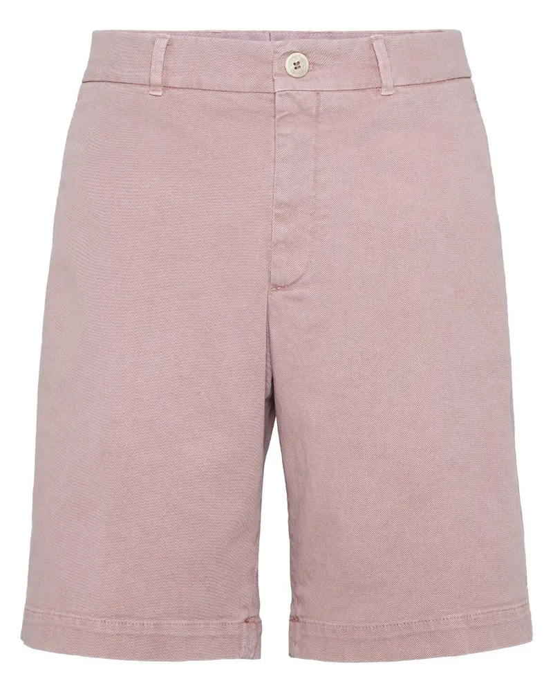 Brunello Cucinelli Klassische Jeans-Bermudas - Rosa Rosa