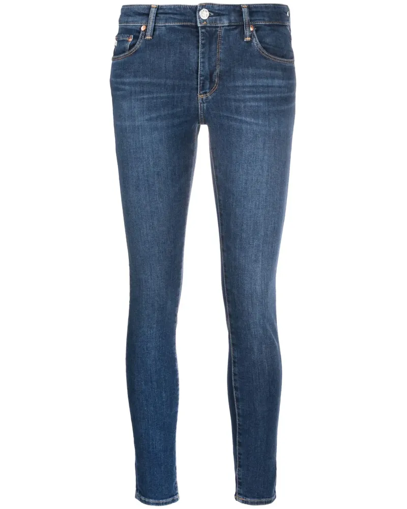 Adriano Goldschmied Jeans im Cropped-Design - Blau Blau