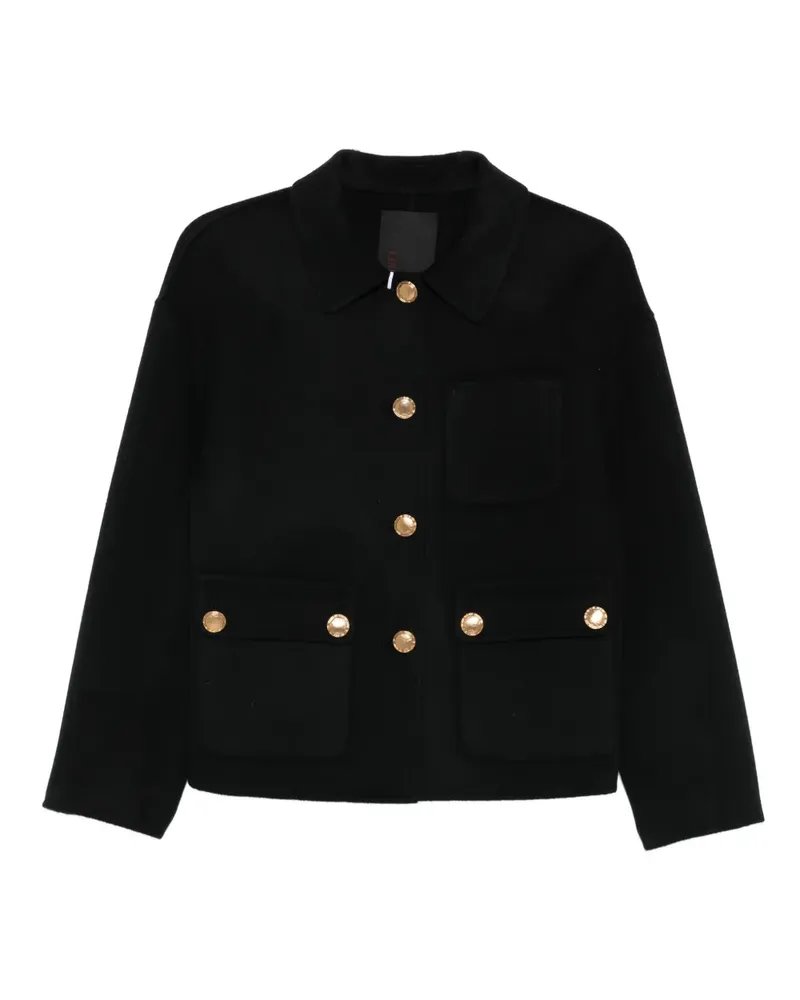 Liska Jack Jacke mit Knopfleiste - Schwarz Schwarz