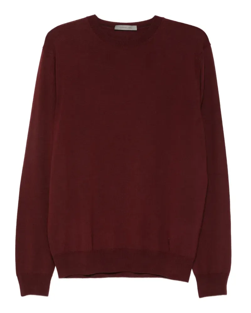 Corneliani Pullover mit rundem Ausschnitt - Rot Rot