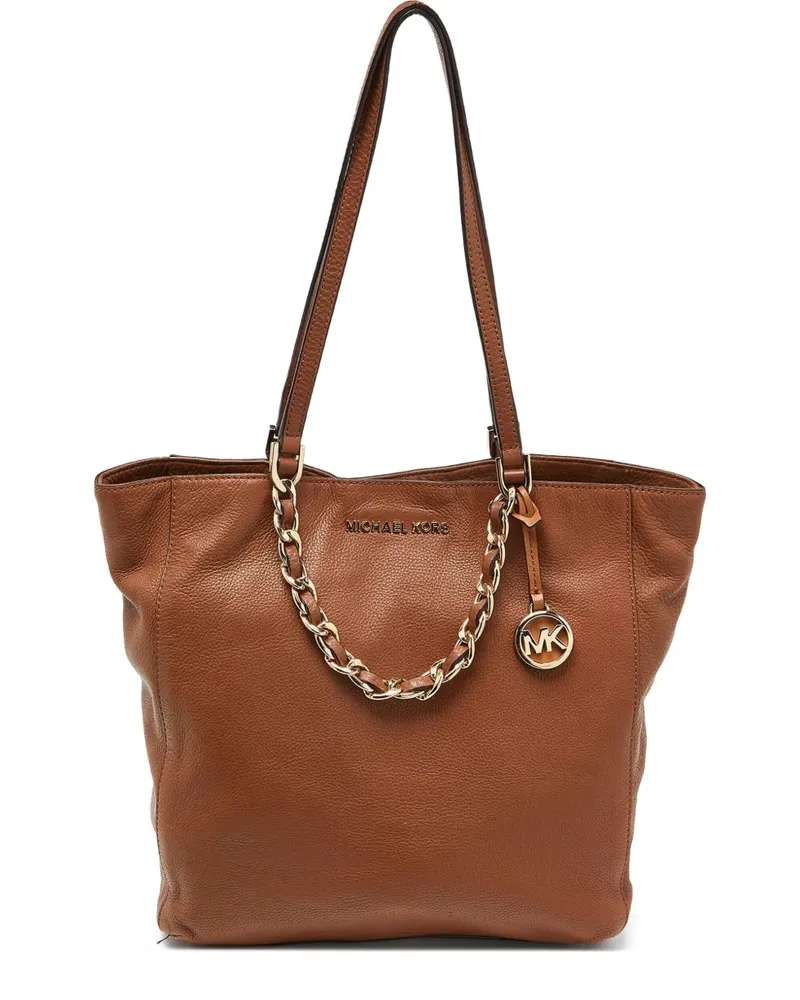 Michael Kors Harper Tote Bag mit Kettenhenkel - Braun Braun