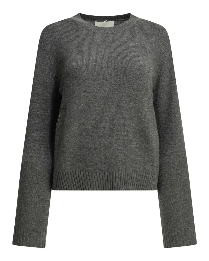 Lisa Yang Mable ribbed-trim cashmere sweater - Grau Grau