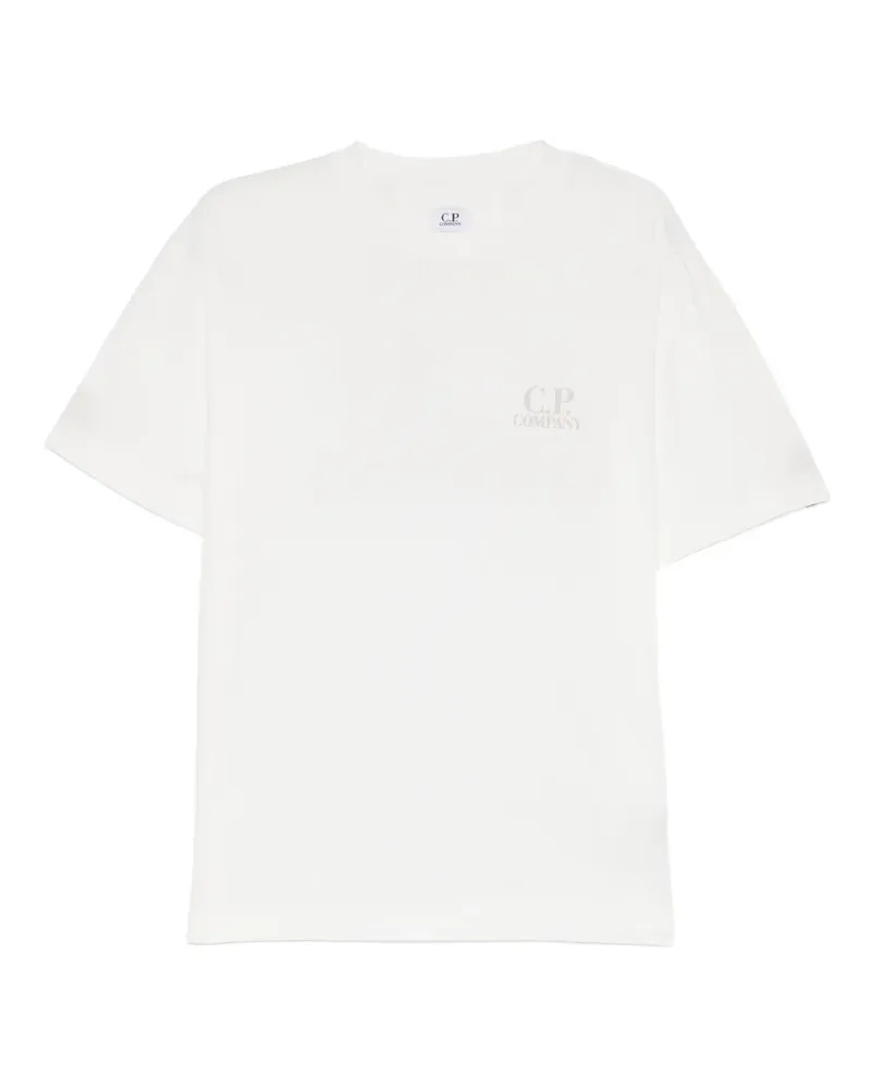C.P. Company T-Shirt mit Logo-Print - Weiß Weiß