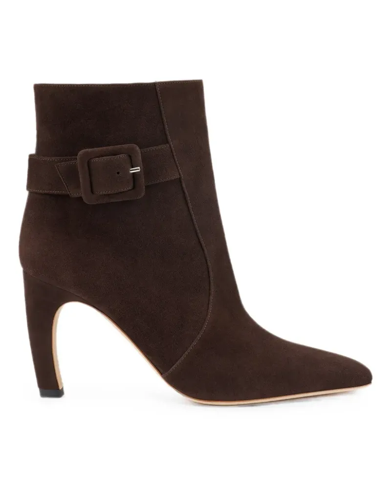 Malone Souliers Rowan buckle-strap ankle boots - Braun Braun
