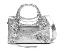 Mini Le City Tote Bag - Silber