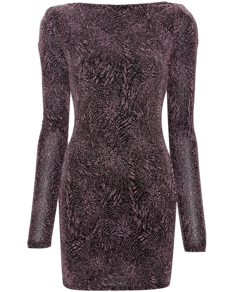 Patrizia Pepe Minikleid mit Logo-Anhänger - Rosa Rosa