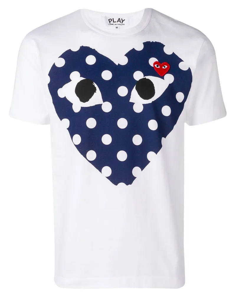 Comme des Garçons T-Shirt mit Print - Weiß Weiß