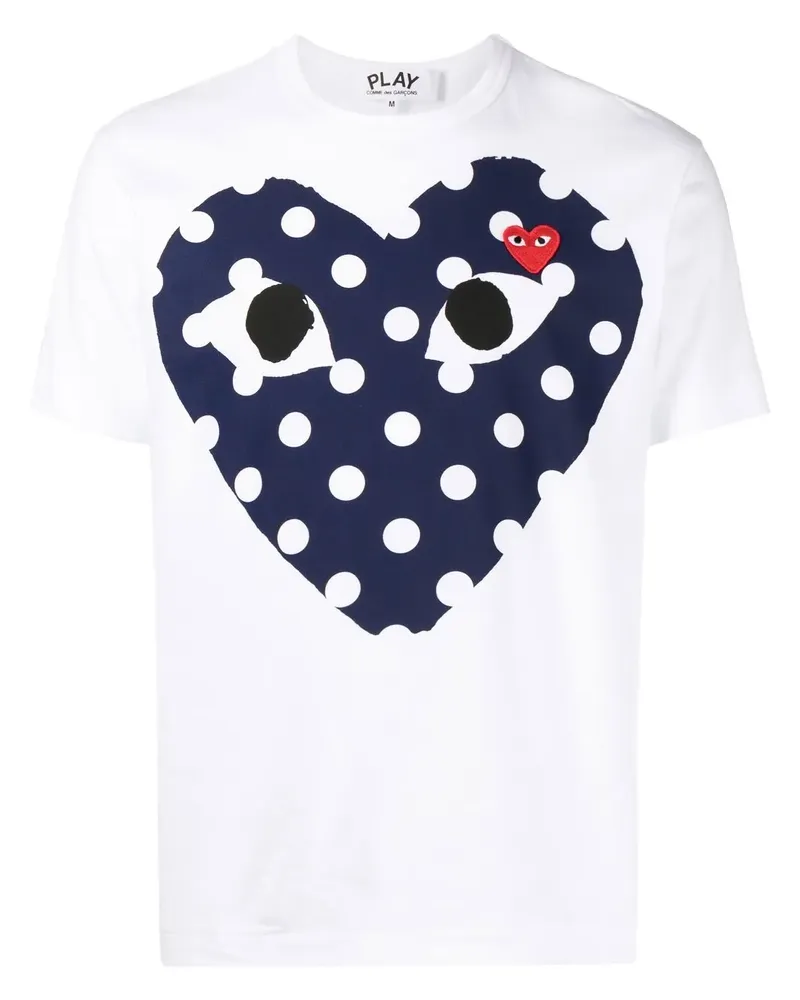 Comme des Garçons T-Shirt mit Print - Weiß Weiß