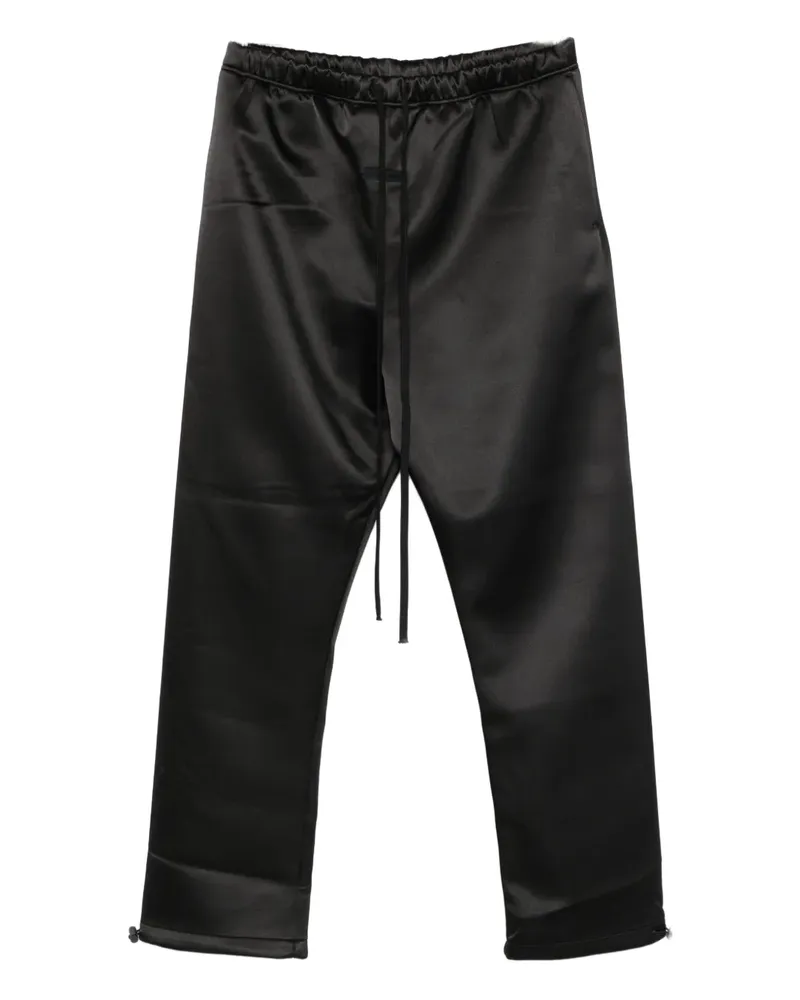 Fear of God drawstring satin trousers - Schwarz Schwarz