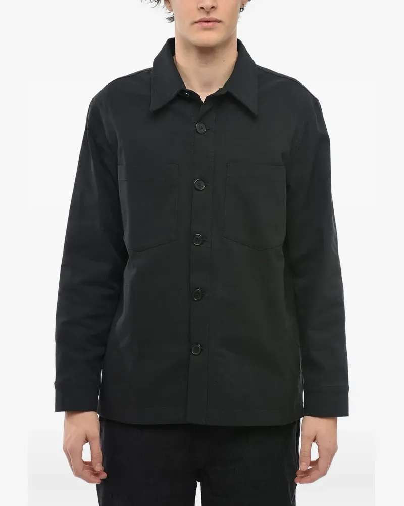 Department 5 Folli pocket-detail overshirt - Schwarz Schwarz