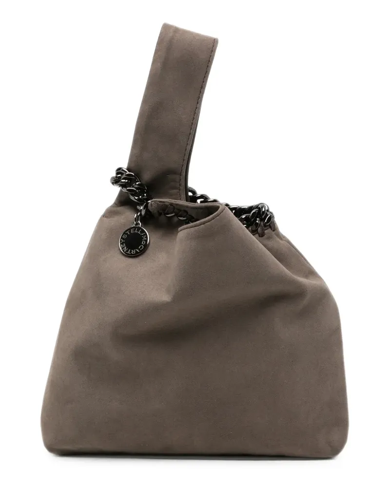 Stella McCartney Falabella Clutch mit Kettendetail - Grau Grau