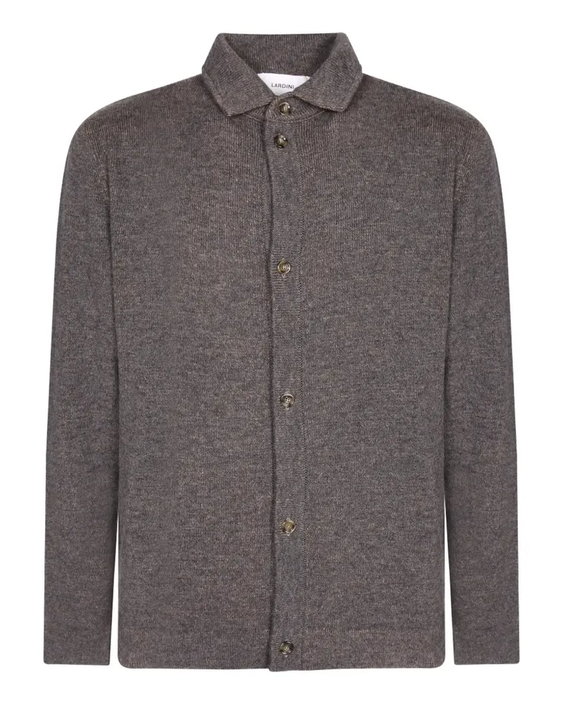 LARDINI Geknöpfter Cardigan - Grau Grau