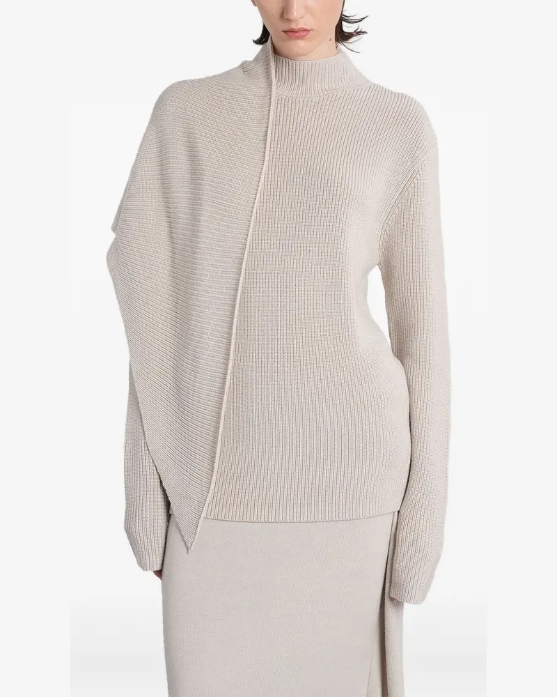 Entire Studios Asymmetrischer Pullover - Nude Nude