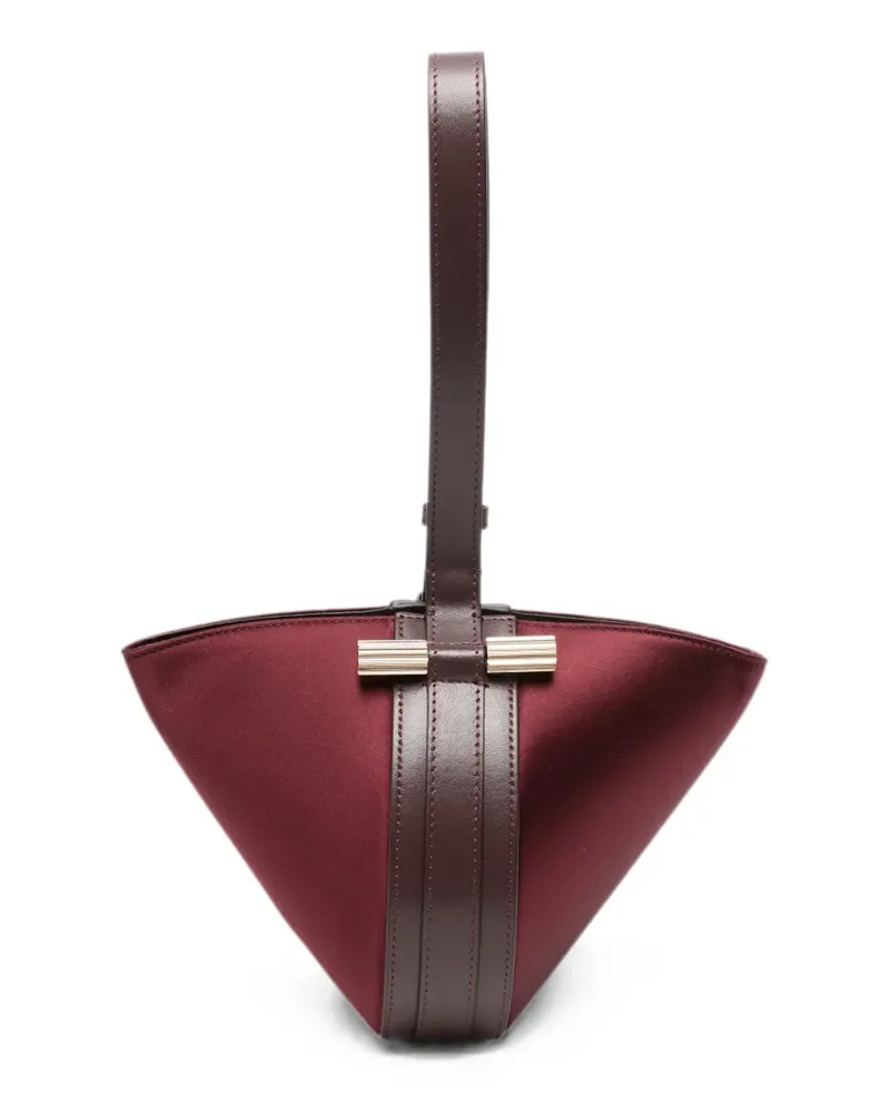 Victoria Beckham Portofino satin tote bag - Rot Rot