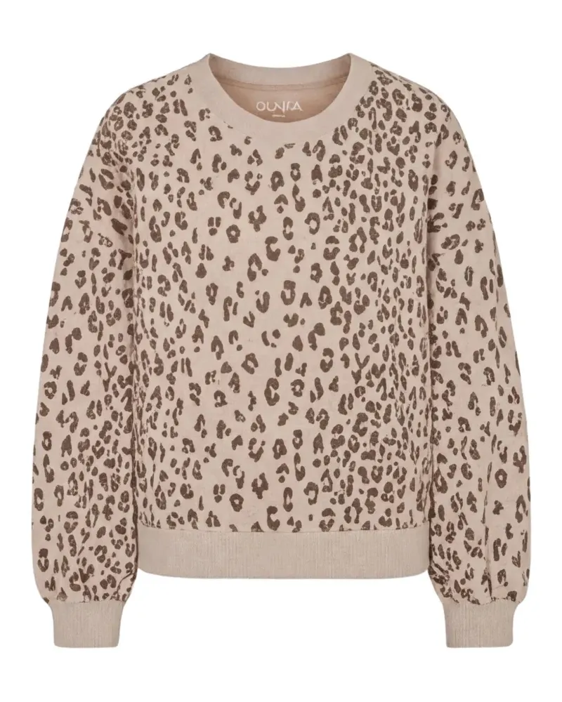 Juvia Rundhals-Sweatshirt mit überschnittenen Schultern - Braun Braun