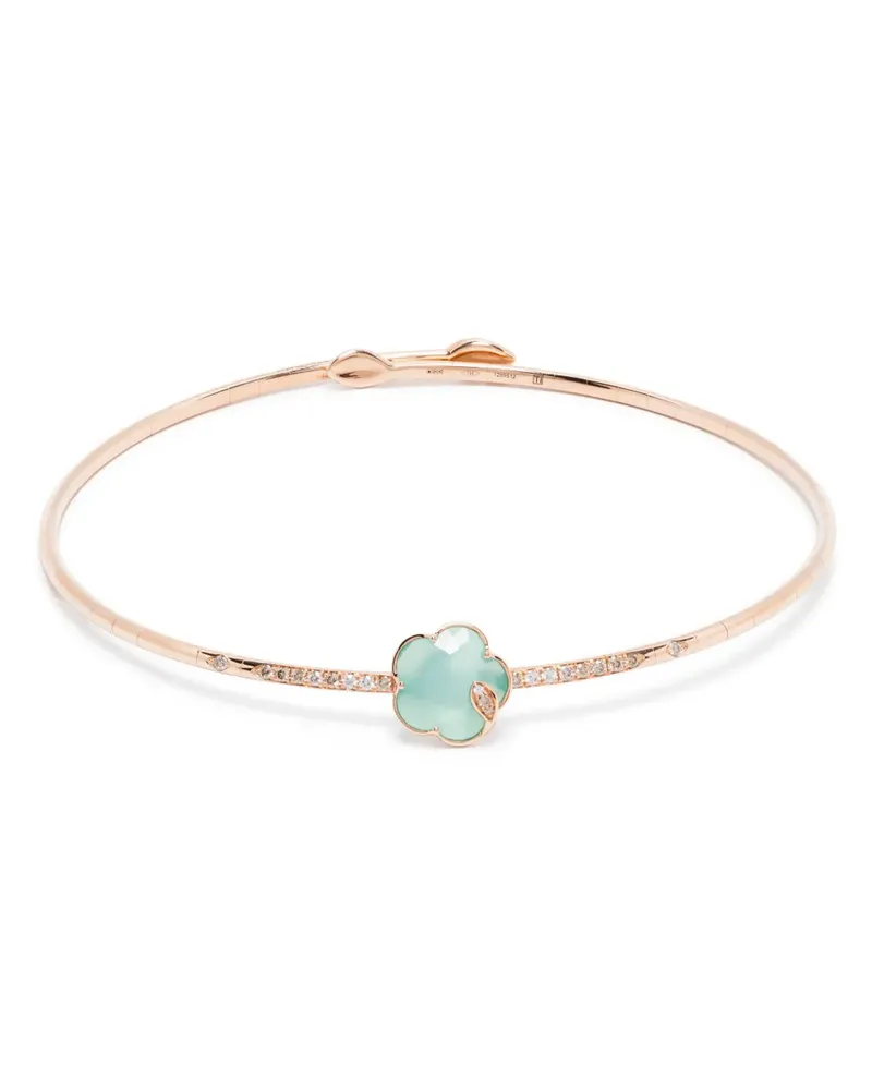 Pasquale Bruni 18kt Petit Joli Lunaire Rotgold-Choker mit Diamanten - Rosa Rosa