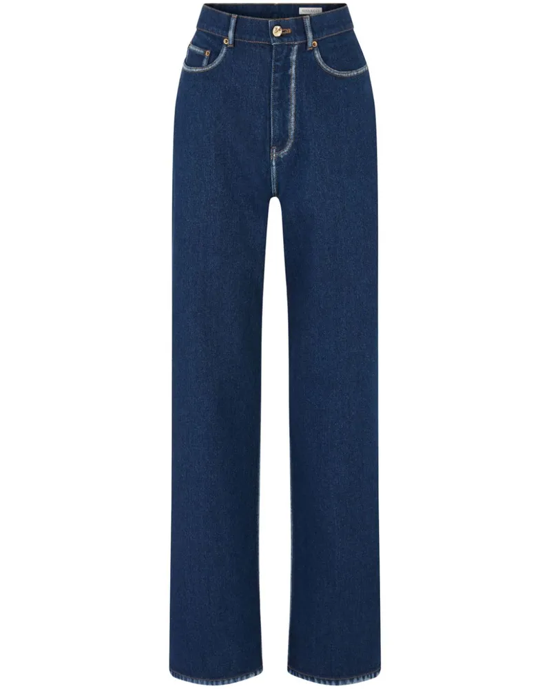 Nina Ricci Jeans mit geradem Bein - Blau Blau