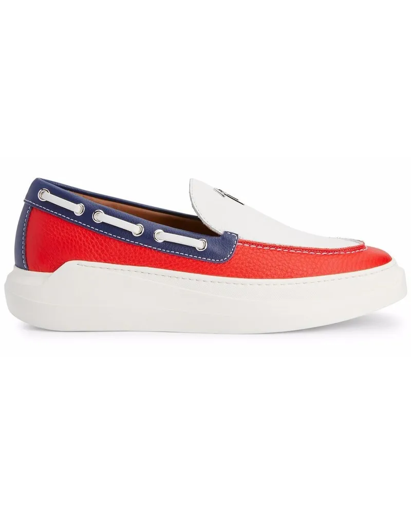 Giuseppe Zanotti Conley Loafer in Colour-Block-Optik - Weiß Weiß