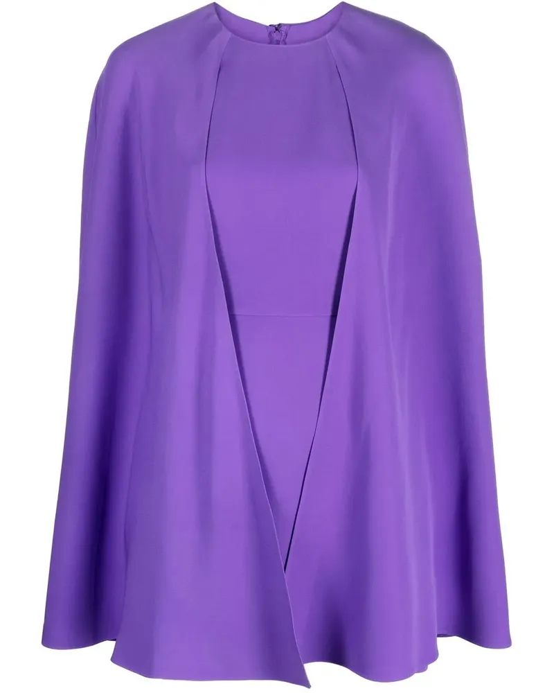 Valentino Garavani Midikleid aus Seide - Violett Violett