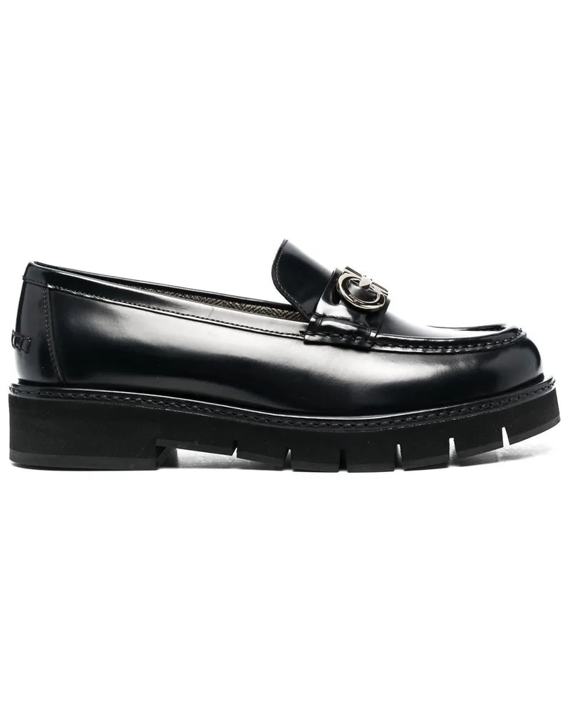 Ferragamo Ofelia Gancini Loafer - Schwarz Schwarz