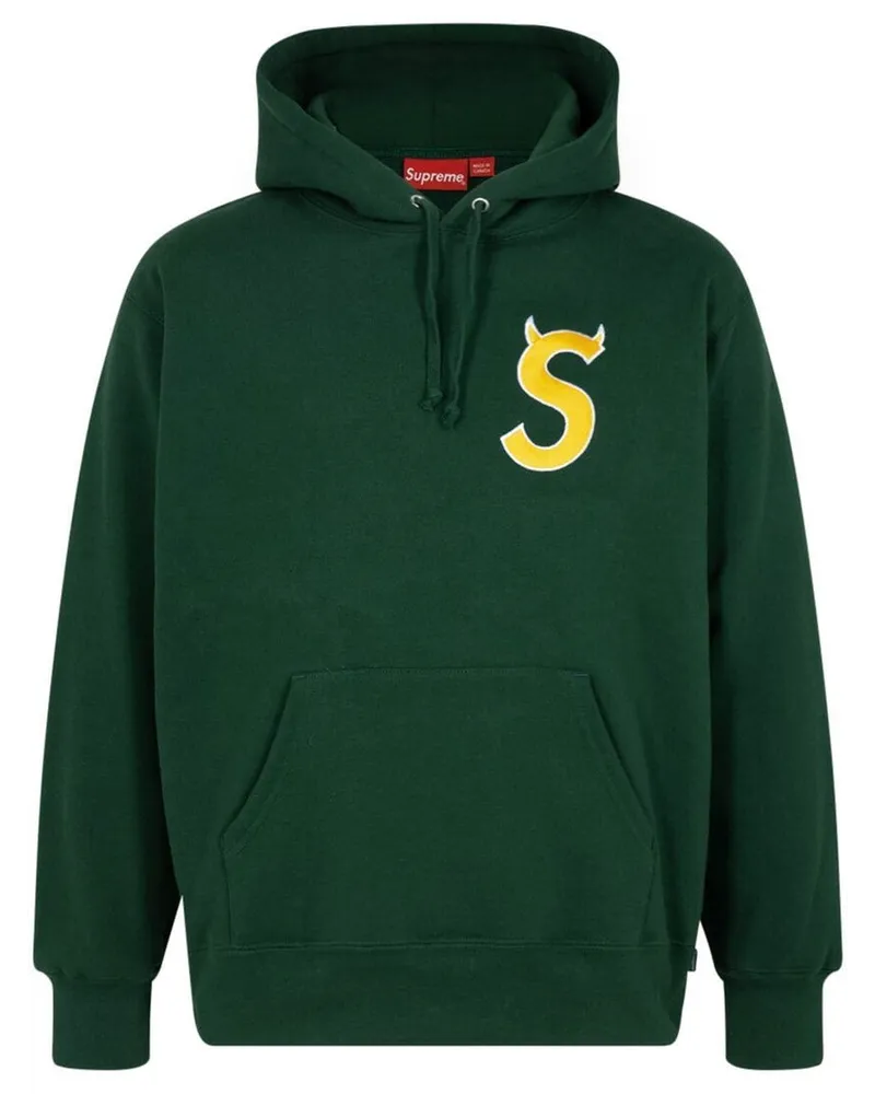 Supreme Being Hoodie mit S-Logo Grün