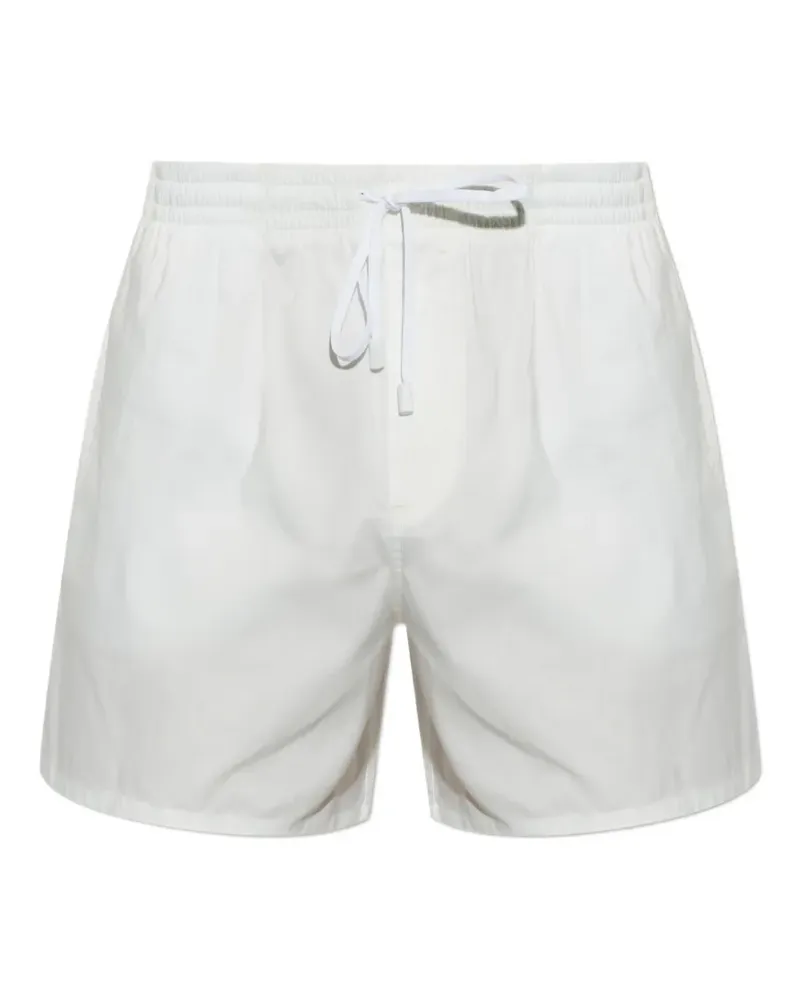 Balmain logo-embroidered swim shorts - Weiß Weiß