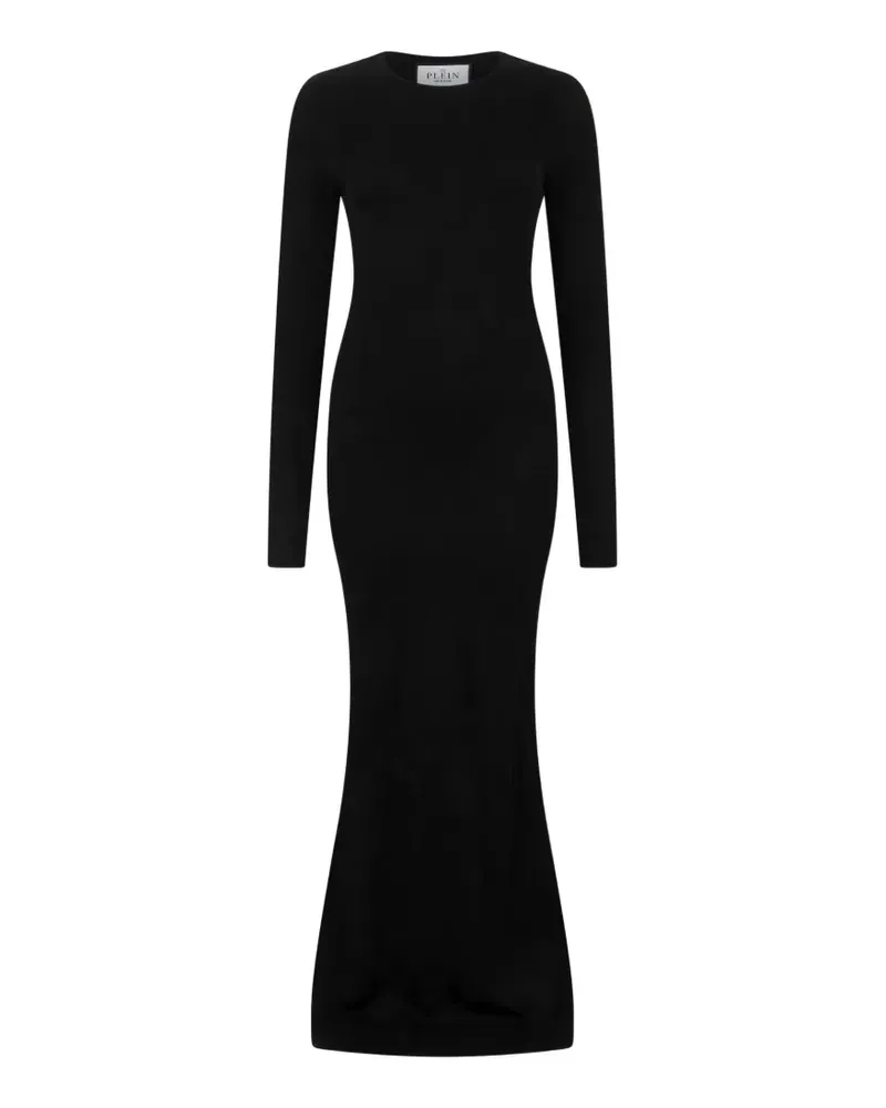 Philipp Plein Rückenfreies Maxikleid - Schwarz Schwarz