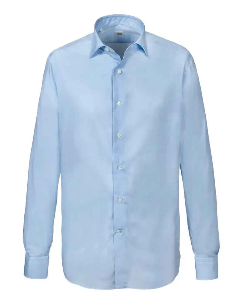Alessandro Gherardi Hemd mit Spreizkragen - Blau Blau
