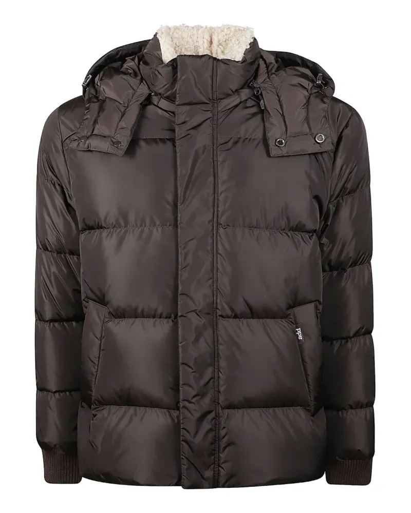 ADD Gefütterte Kapuzenjacke - Braun Braun