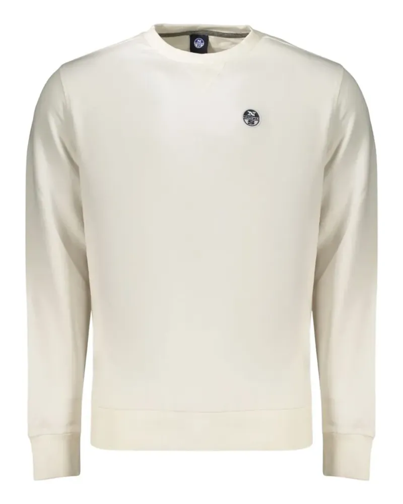 North Sails Pullover mit Logo-Patch - Weiß Weiß