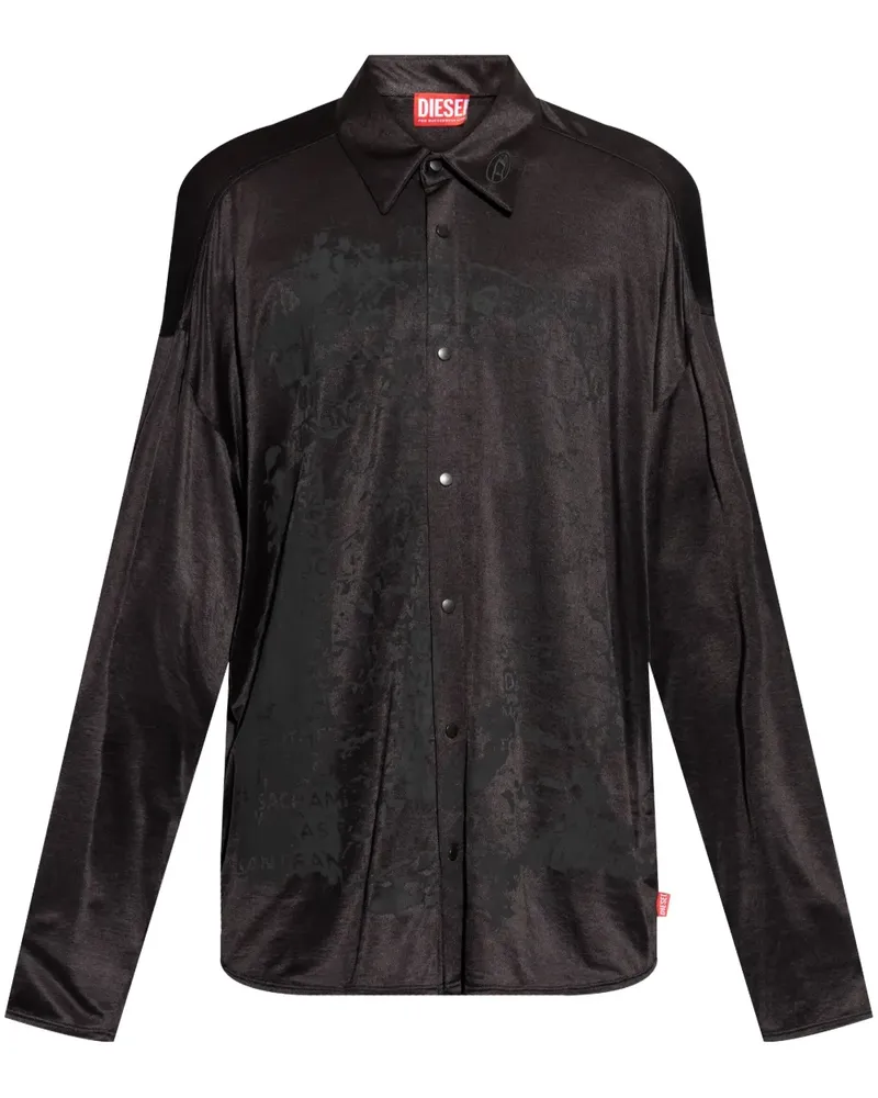 Diesel S-Drederic Hemd - Schwarz Schwarz