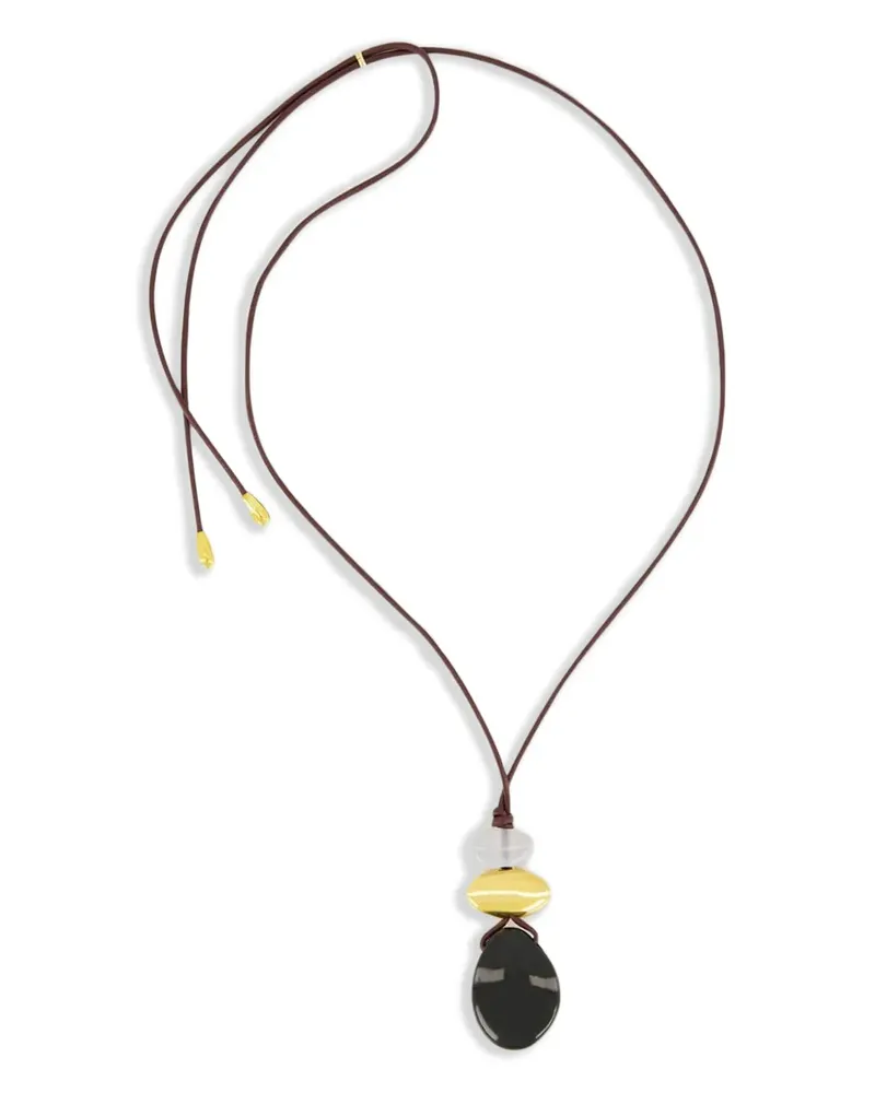 Lizzie Fortunato Museo Cord Halskette - Gold Gold