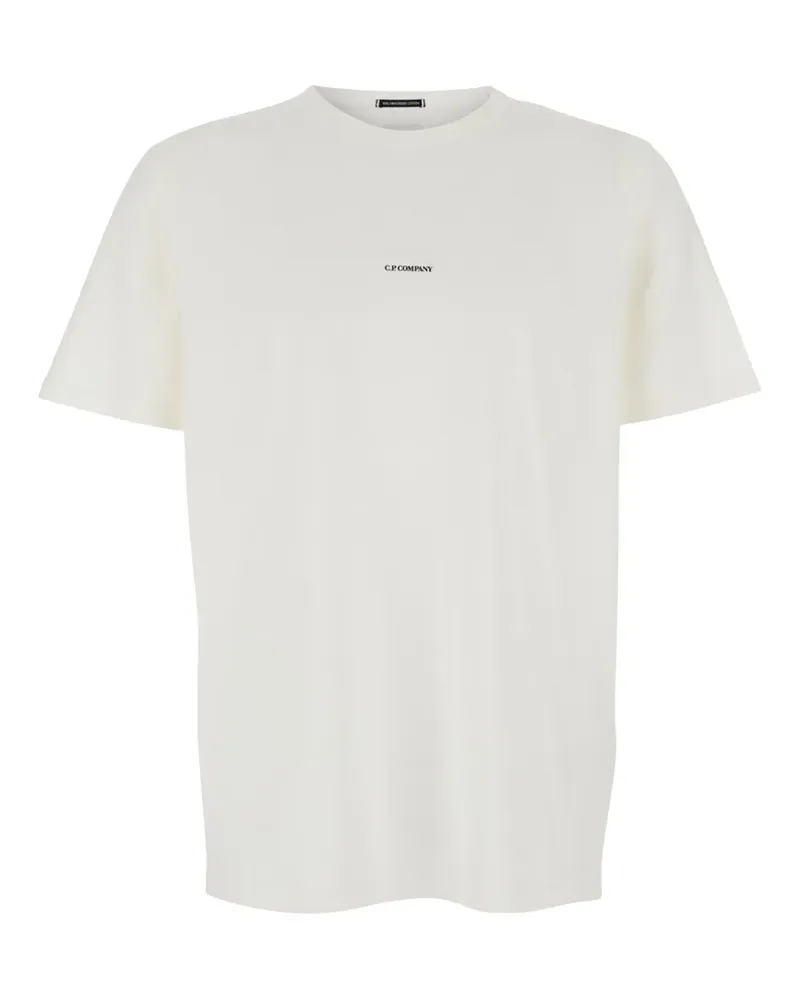 C.P. Company T-Shirt mit Logo-Print - Weiß Weiß
