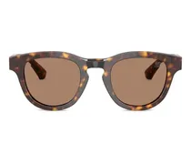 Sonnenbrille mit rundem Gestell - Braun