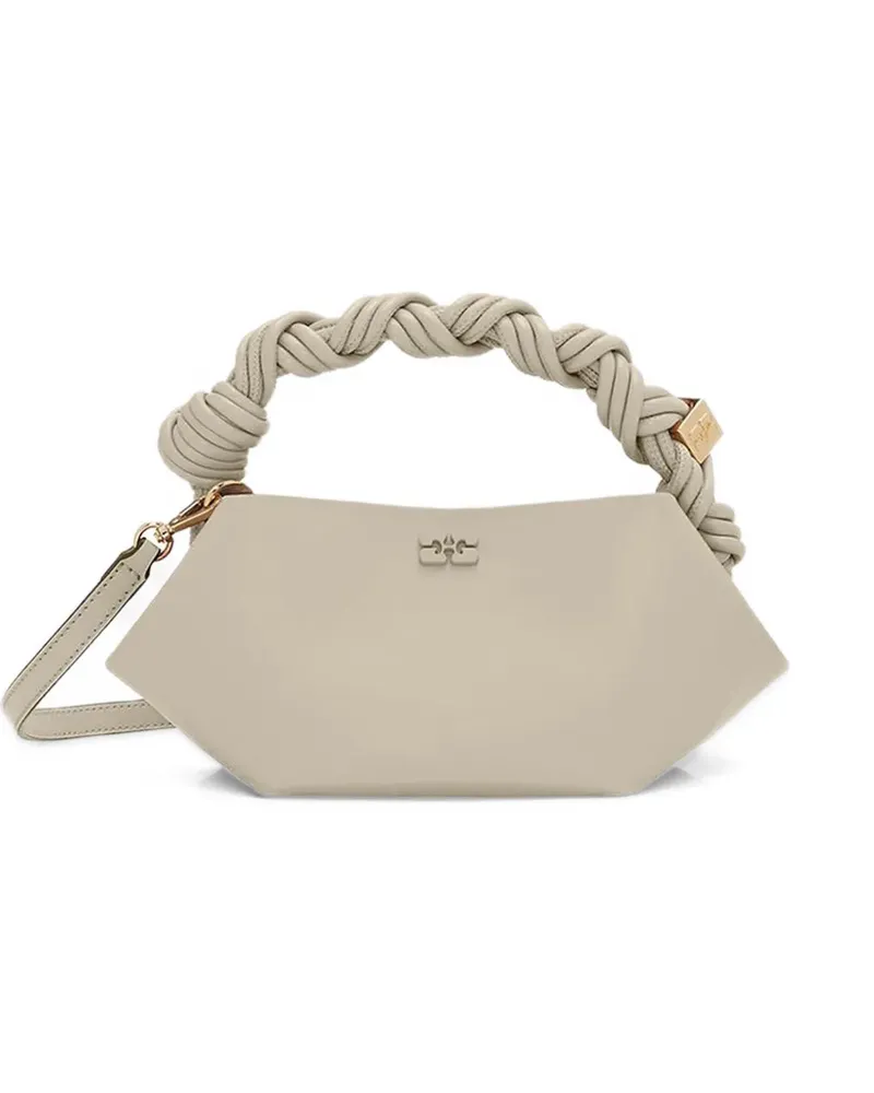 Ganni Kleine Bou Handtasche - Grau Grau