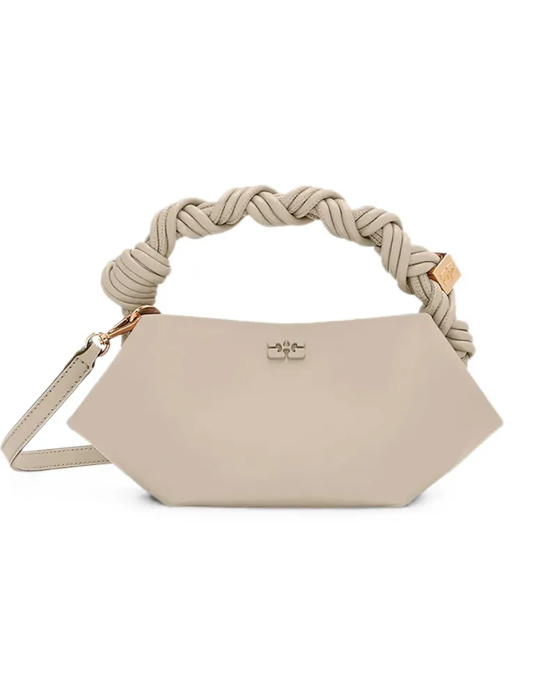 Ganni Kleine Bou Handtasche - Grau Grau