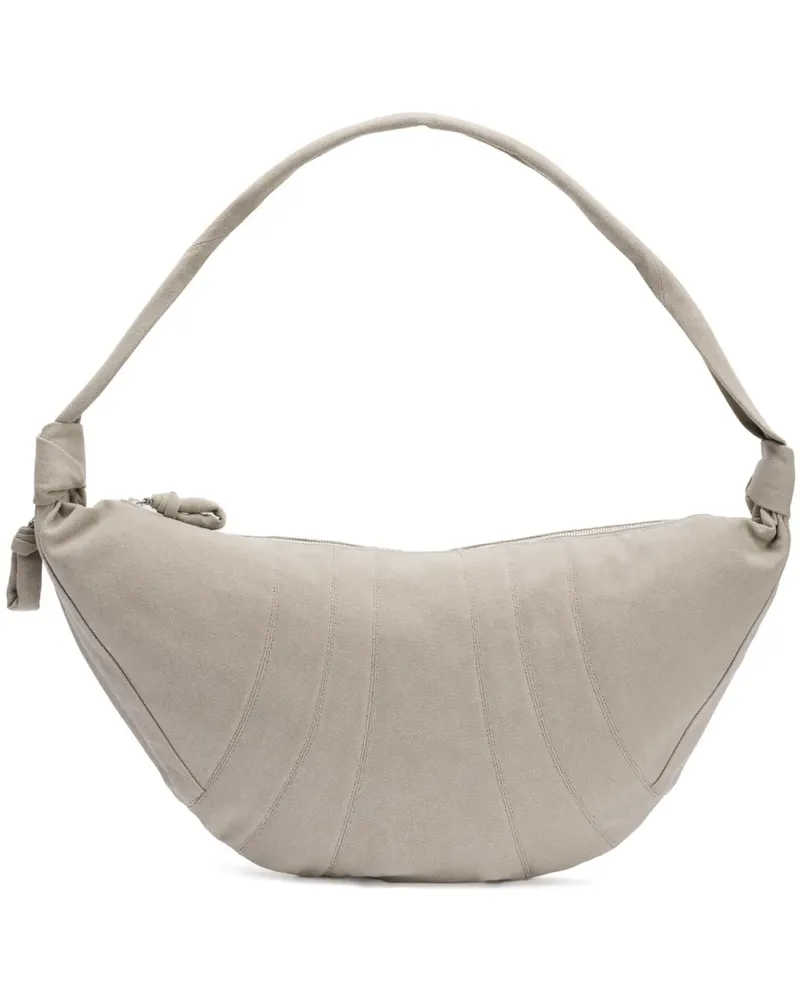 Christophe Lemaire XL Croissant Schultertasche - Nude Nude