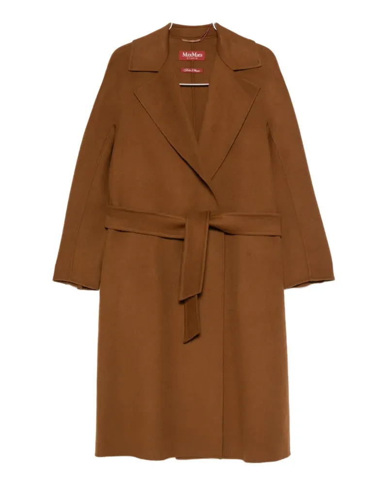 Max Mara belted notch-lapel coat - Braun Braun