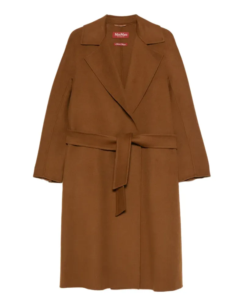 Max Mara belted notch-lapel coat - Braun Braun